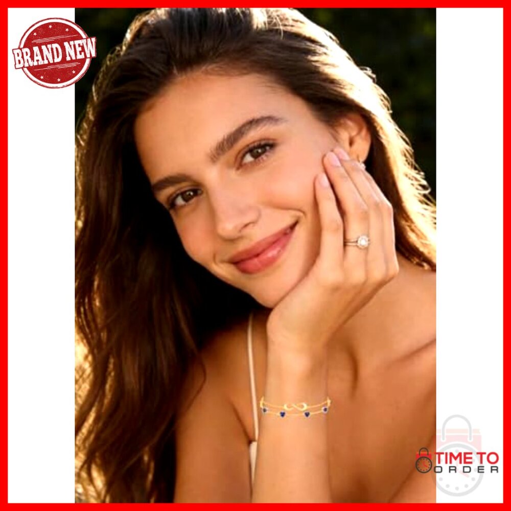 Sterling Silver Adjustable Infinity Birthstone Ch… - image 2